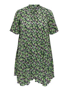 ONLY Normal geschnitten V-Ausschnitt Kurzes Kleid -Ponderosa Pine - 15301927
