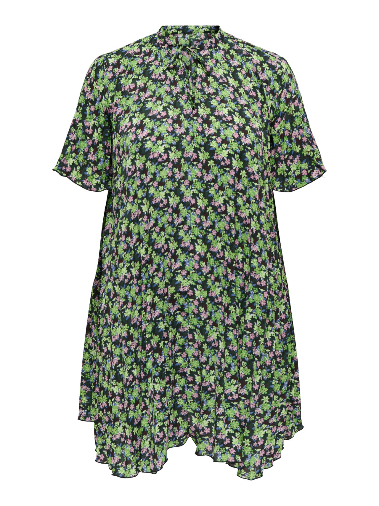 ONLY Normal passform V-ringning Kort klänning -Ponderosa Pine - 15301927