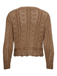 ONLY Normal geschnitten Rundhals Pullover -Toasted Coconut - 15301976
