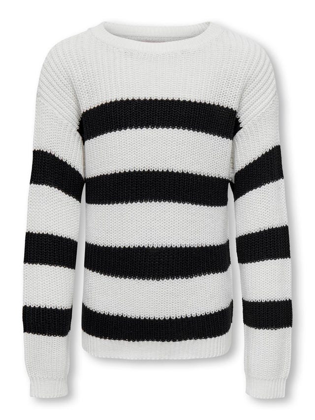 ONLY Striped knitted pullover - 15301987