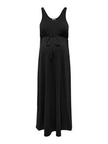 ONLY Mama sleeveless midi dress -Black - 15302023