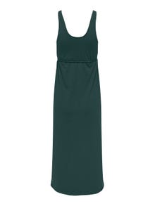 ONLY Normal passform O-ringning Graviditet Lång klänning -Green Gables - 15302023