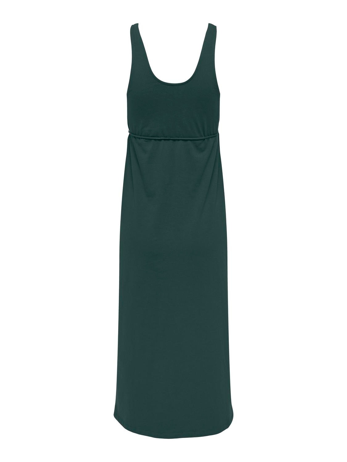 ONLY Regular fit O-hals Zwangerschap Lange jurk -Green Gables - 15302023