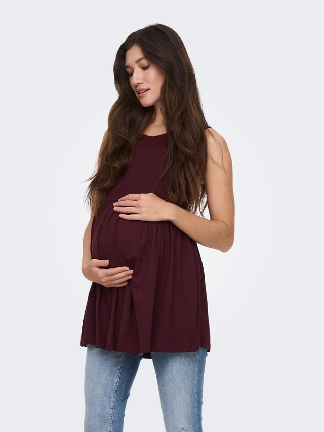 ONLY Regular Fit Round Neck Maternity Top - 15302025