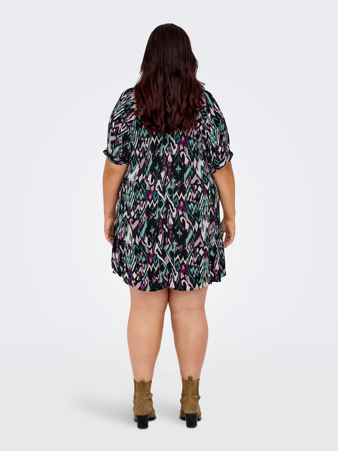 ONLY Curvy mini kjole -Black - 15302041