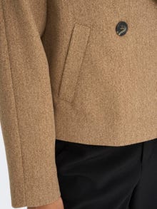 ONLY Kort jakke med knapper -Camel - 15302107