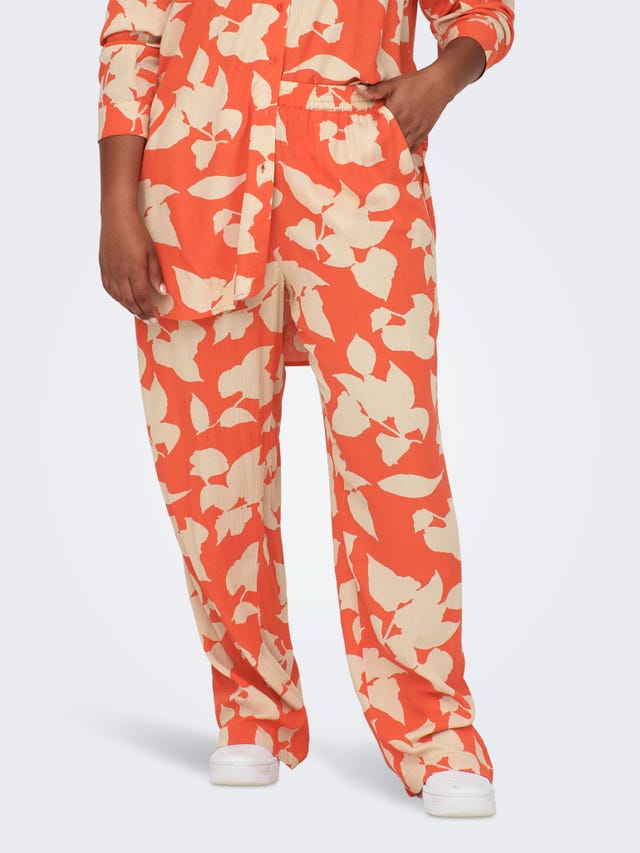 ONLY Curvy pants with print  - 15302113