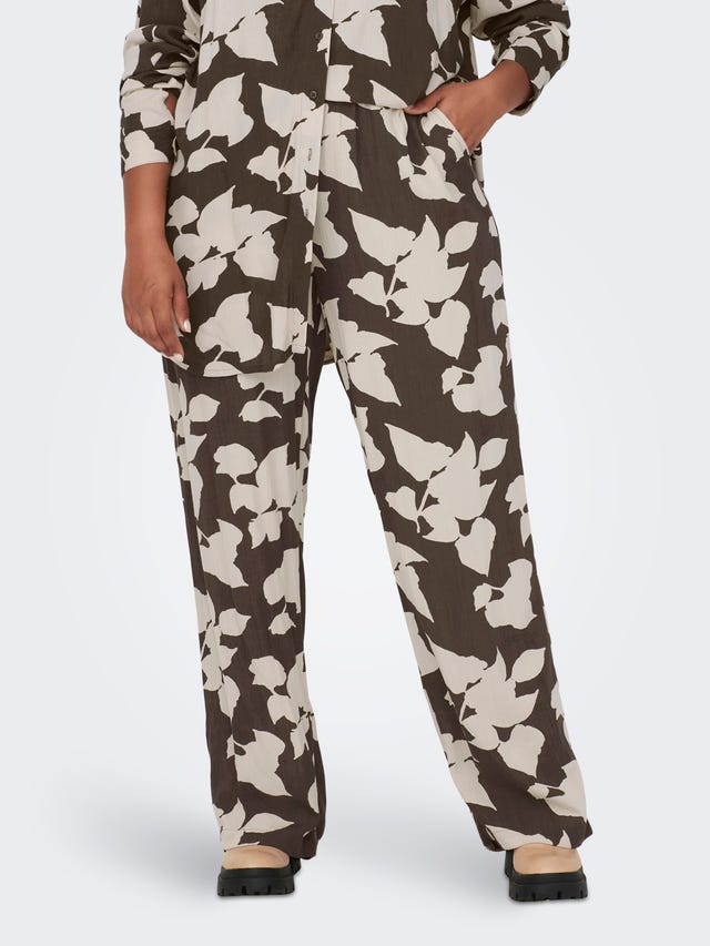 ONLY Curvy pants with print  - 15302113