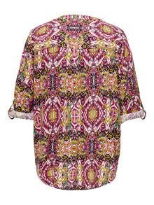 ONLY Regular Fit Båndkrage Skjorte -Pumice Stone - 15302179