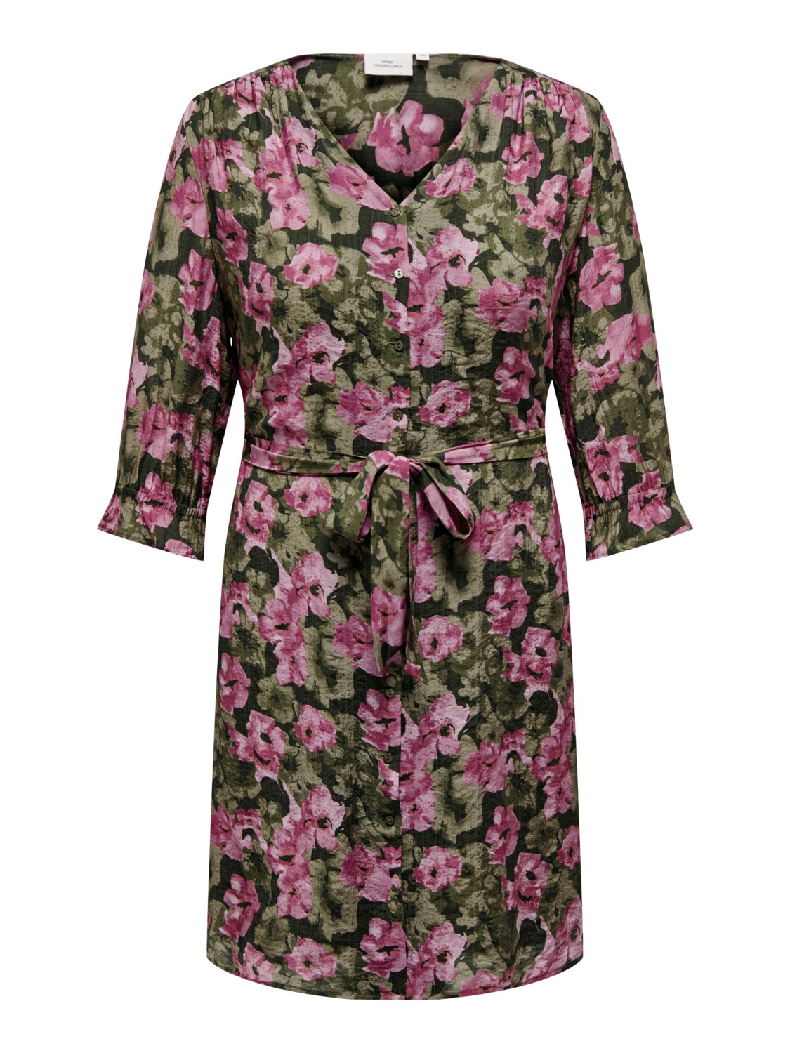 ONLY Regular Fit V-Neck Midi dress -Winter Moss - 15302197