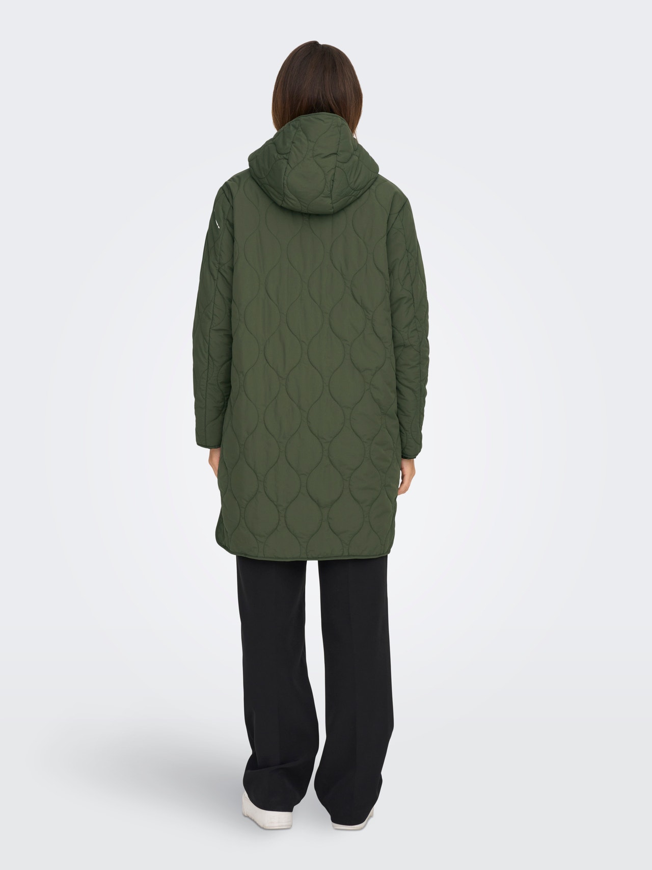 ONLY Hood Coat -Forest Night - 15302203