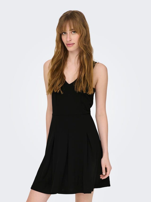 ONLY Regular Fit V-Neck Short dress - 15302214