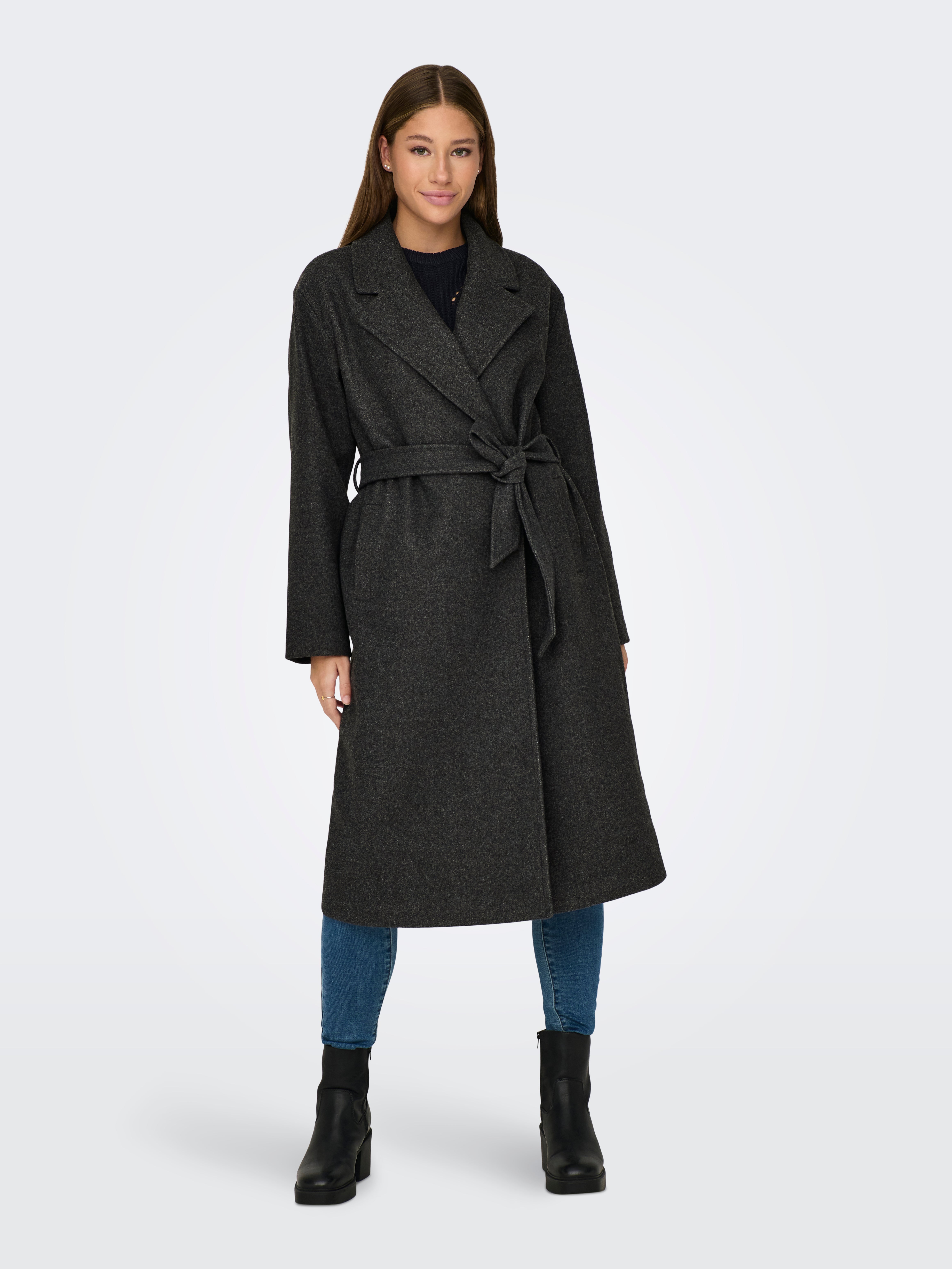 JDYVIOLA Mantel | Dunkelgrau | ONLY®