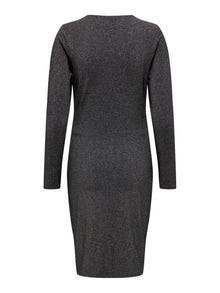 ONLY Mama v-neck dress -Black - 15302251