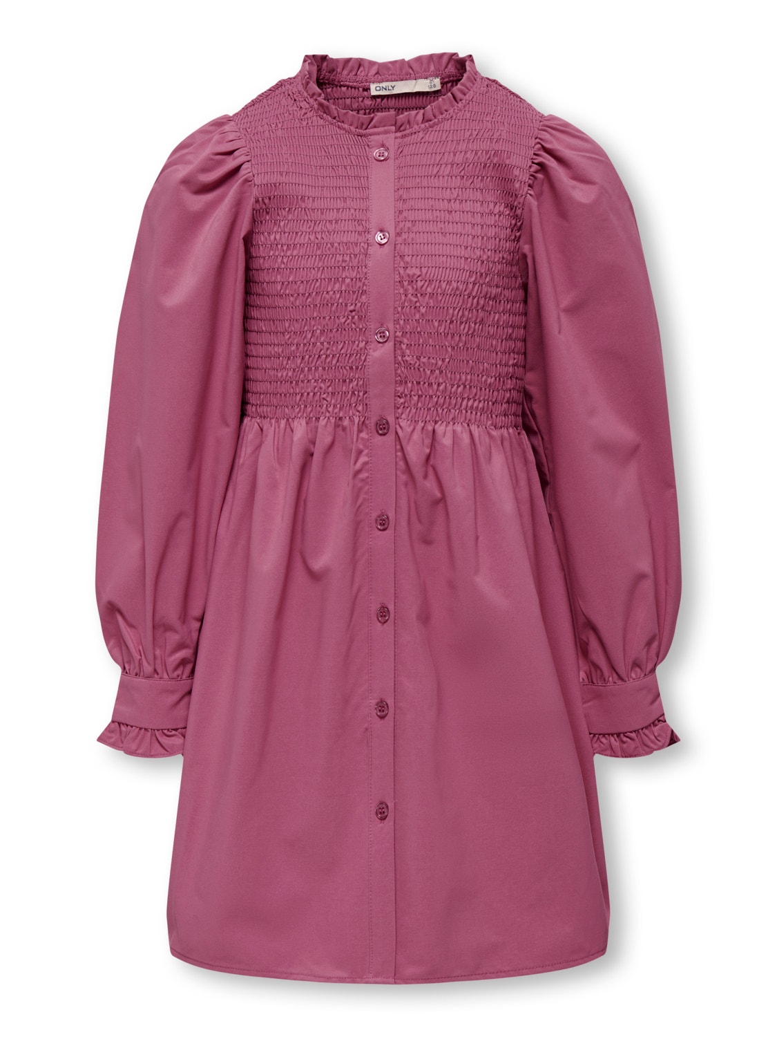 ONLY Regular Fit High neck Short dress -Red Violet - 15302266