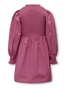 ONLY Regular Fit Høy hals Kort kjole -Red Violet - 15302266