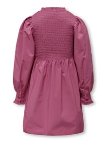 ONLY Regular fit Hoge hals Korte jurk -Red Violet - 15302266