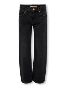 ONLY Wide Leg Fit Jeans -Washed Black - 15302275