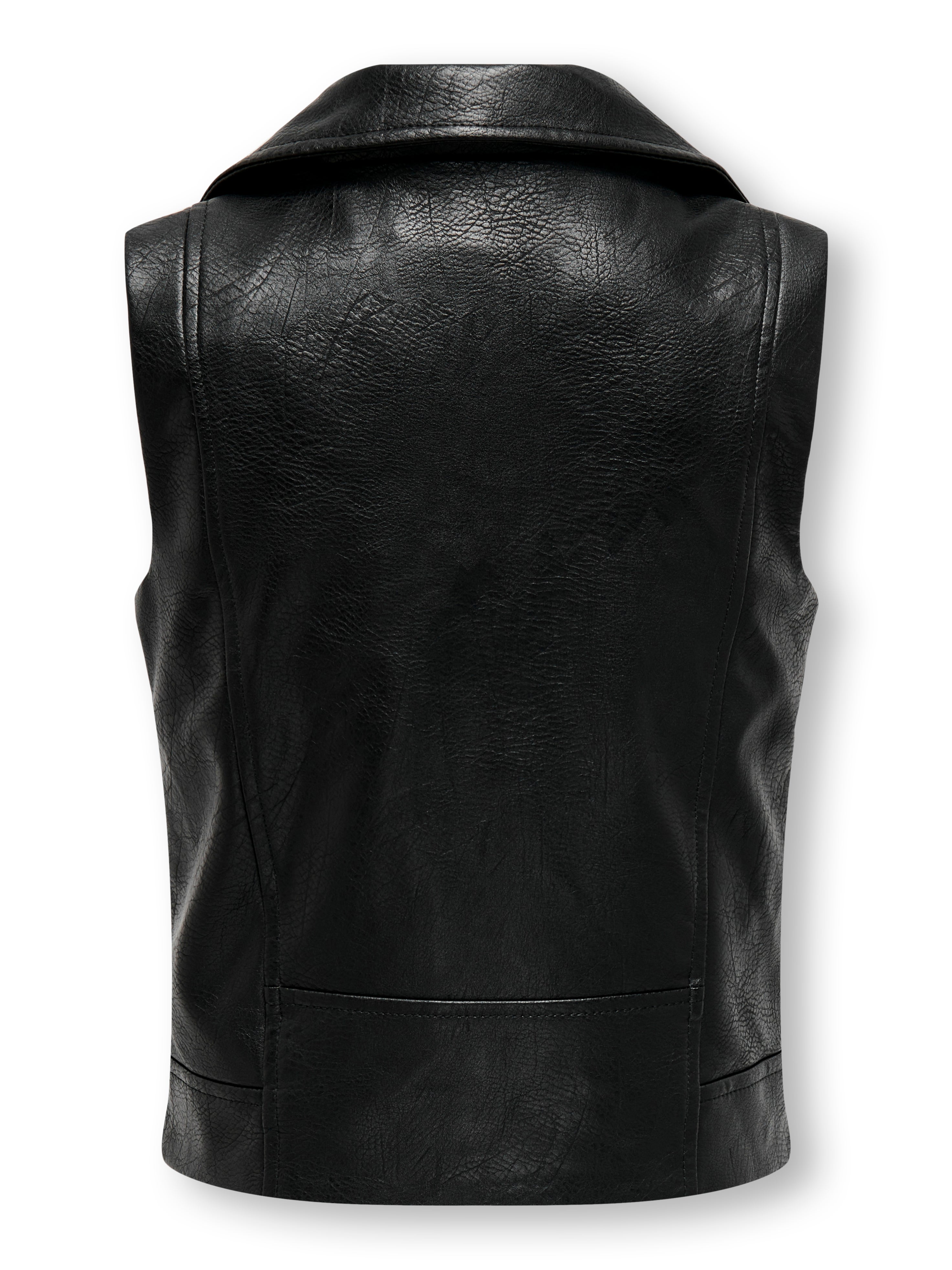 Kids faux leather on sale vest