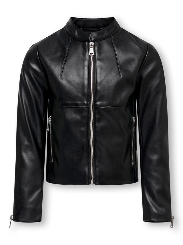 ONLY Faux leather biker jacket - 15302286