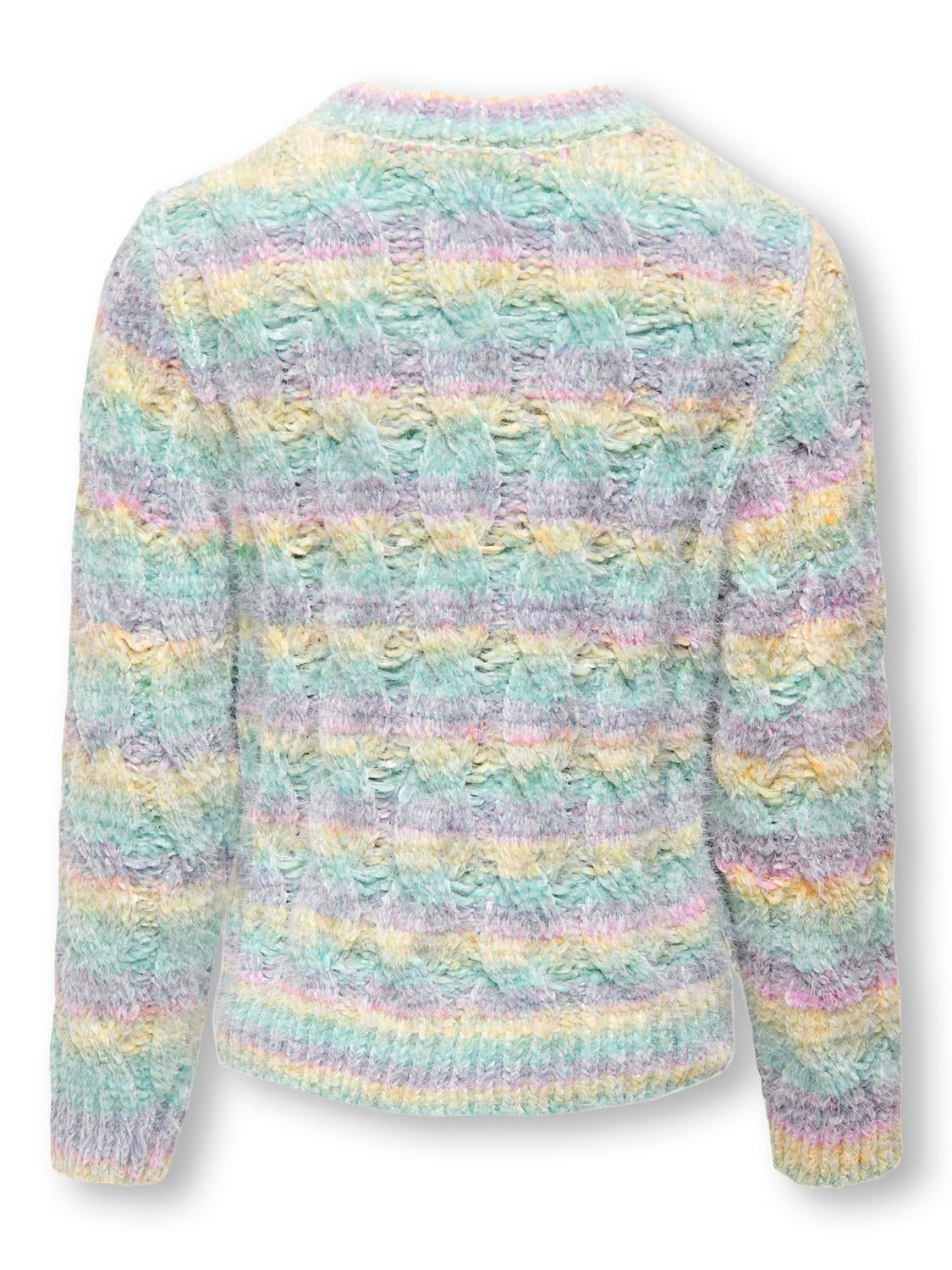 Multi colored hotsell knit sweater