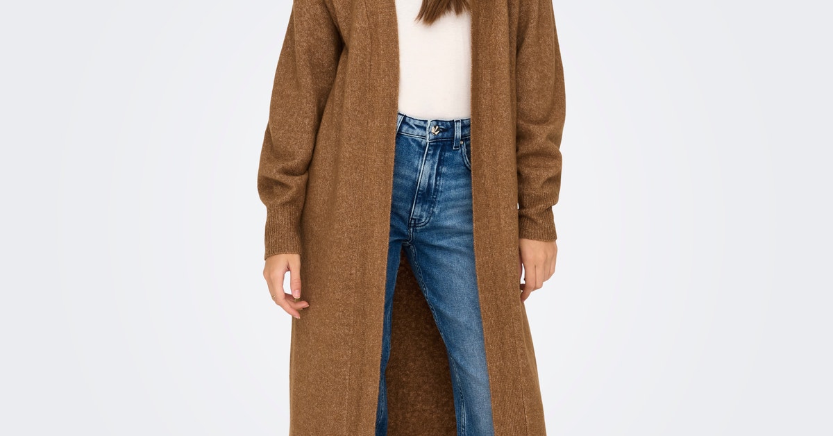 only-jdyruestrickjacke-braun. 