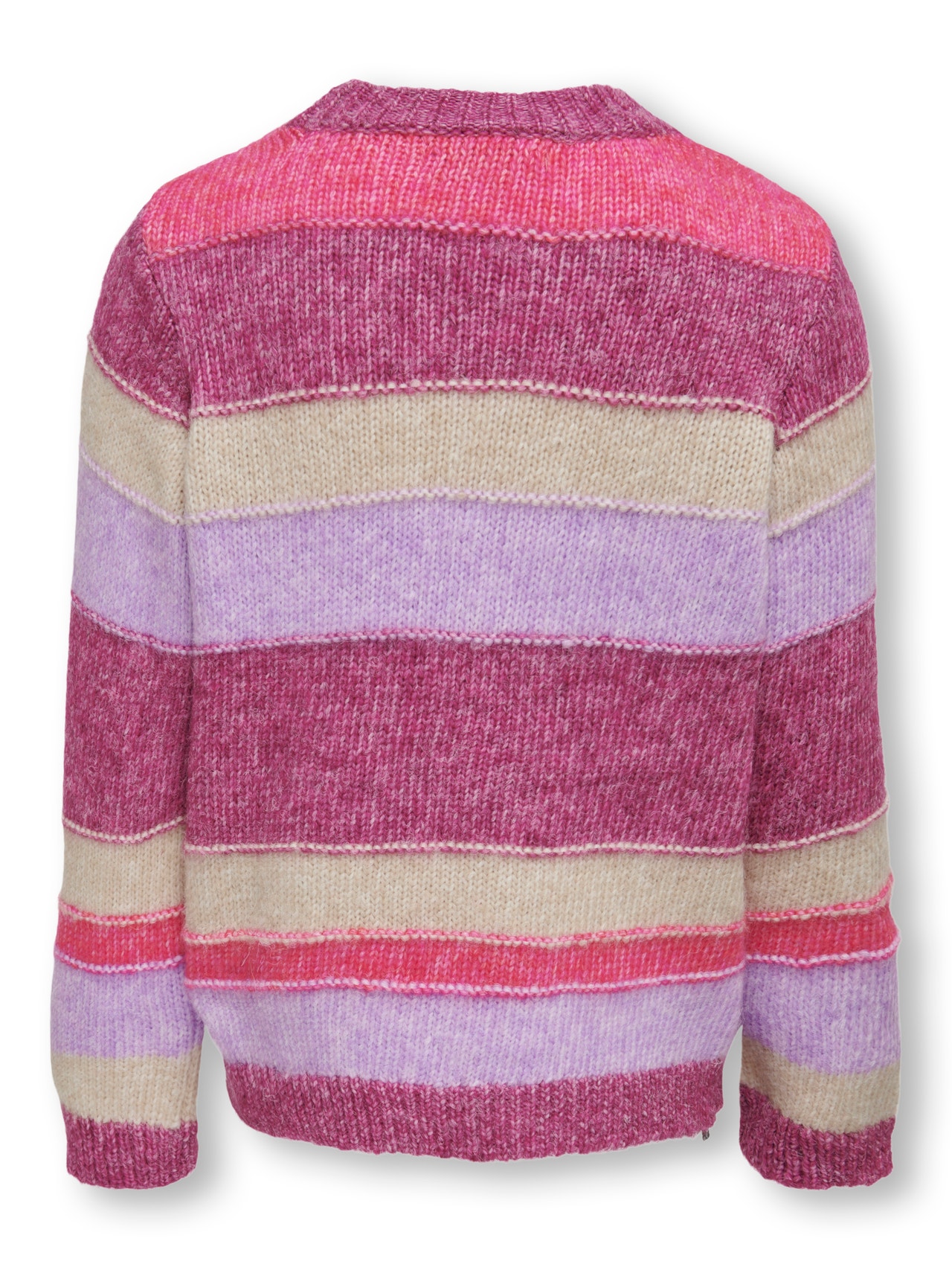 ONLY Regular Fit Round Neck Pullover -Red Violet - 15302317
