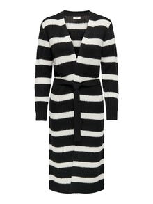ONLY Long knitted cardigan -Black - 15302339