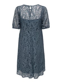 ONLY Regular Fit O-Neck Maternity Short dress -Blue Mirage - 15302349