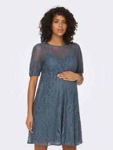 ONLY Mama lace dress -Blue Mirage - 15302349
