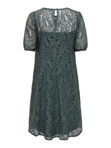 ONLY Regular Fit O-Neck Maternity Short dress -Balsam Green - 15302349