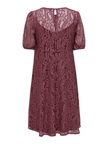 ONLY Regular Fit O-hals Maternity Kort kjole -Renaissance Rose - 15302349