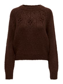 ONLY Pull-overs Col rond -Fondue Fudge - 15302361