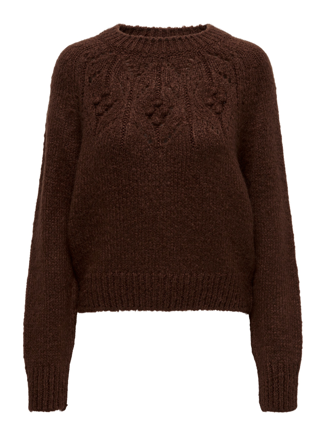 ONLY Pull-overs Col rond -Fondue Fudge - 15302361