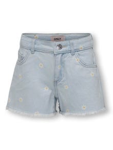 ONLY Loose Fit Shorts -Light Blue Denim - 15302364