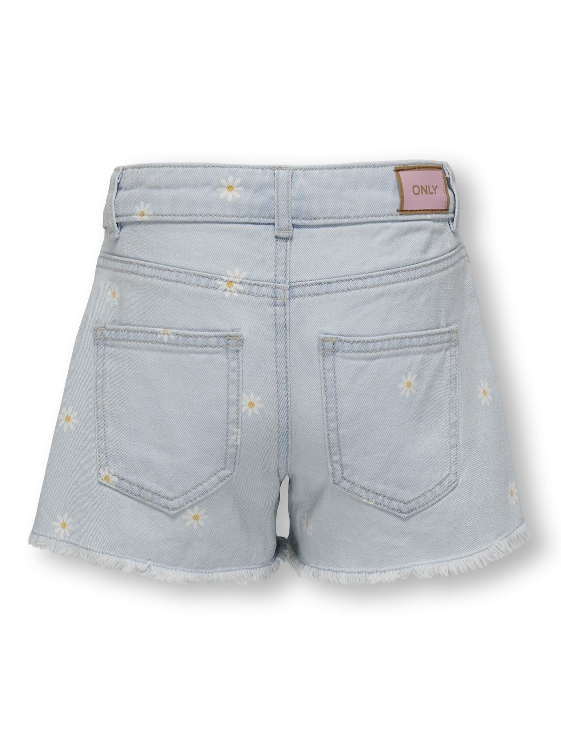 ONLY Short denim shorts -Light Blue Denim - 15302364