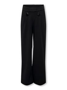 ONLY Regular Fit Mid waist Trousers -Black - 15302374