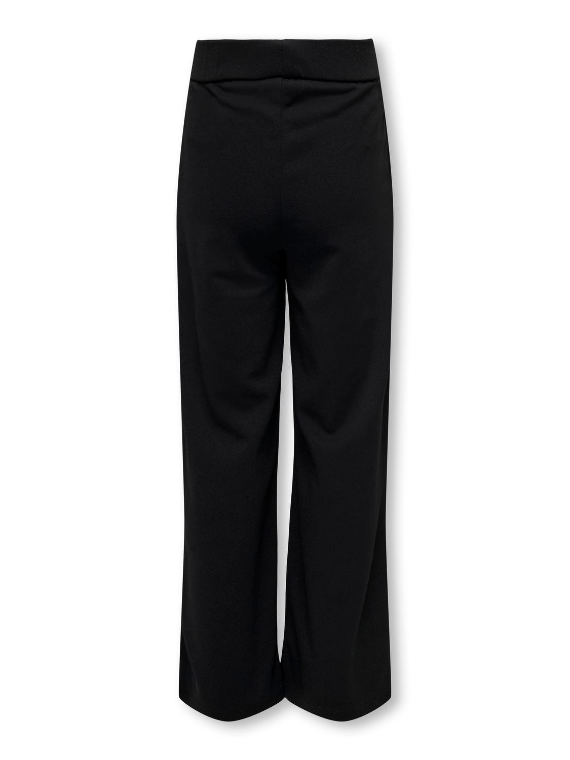 ONLY Regular Fit Mid waist Trousers -Black - 15302374