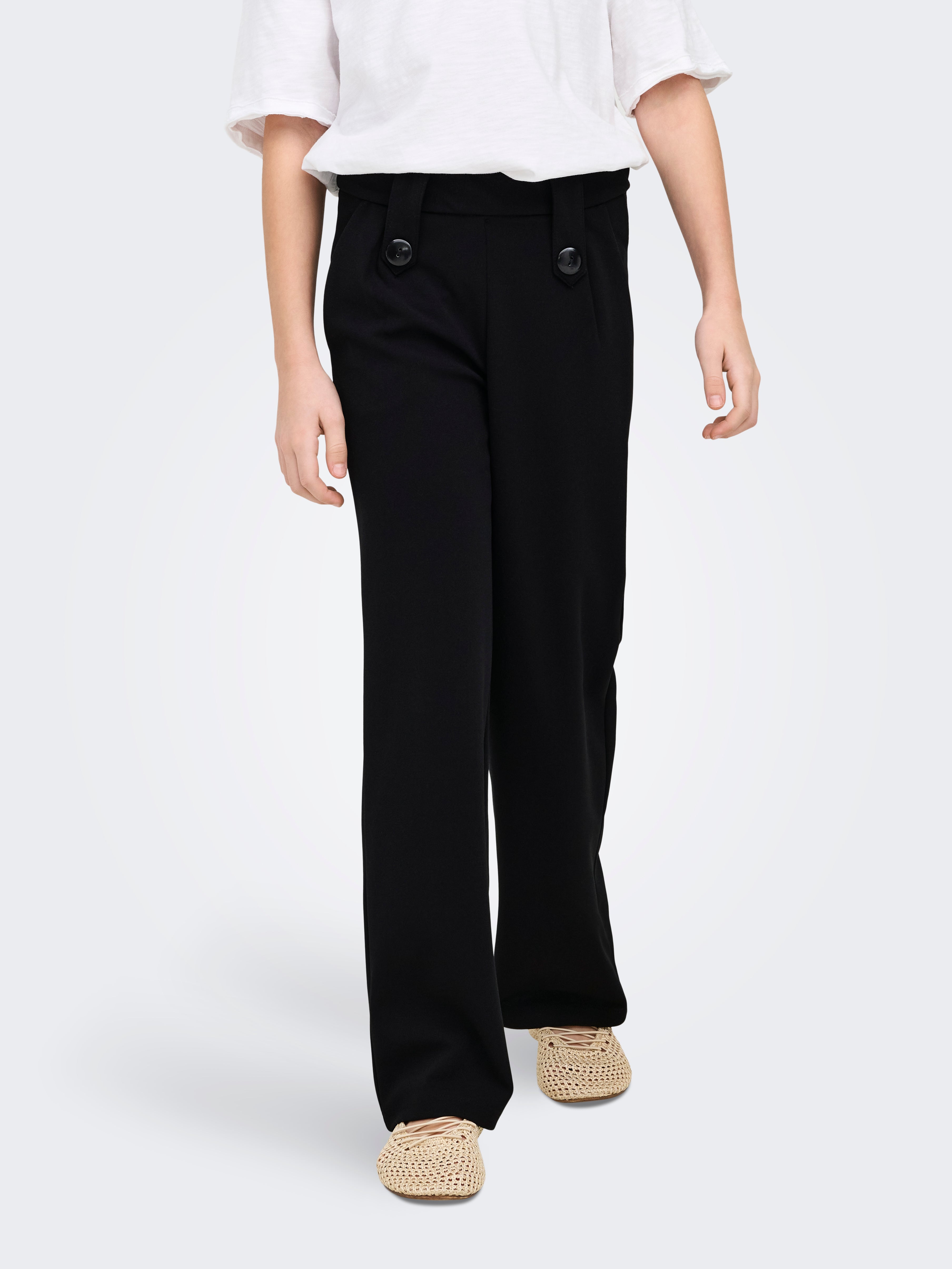 Kogsania Normal Geschnitten Hose Mit Weitem Beinschnitt