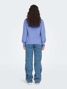 ONLY v-neck knitted pullover -Iolite - 15302376