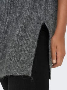 ONLY V-ringning Pullover -Dark Grey Melange - 15302379