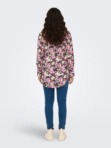ONLY Oversized fit Overhemd kraag Manchetten met knoop Volumineuze mouwen Overhemd -Black - 15302382