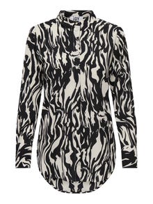 ONLY Oversized fit Overhemd kraag Manchetten met knoop Volumineuze mouwen Overhemd -Cloud Dancer - 15302382