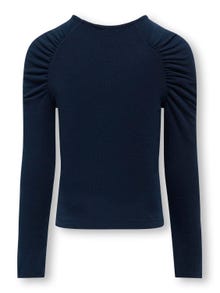 ONLY Slim Fit O-Neck Top -Dress Blues - 15302451