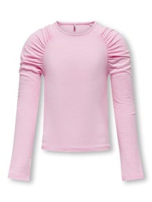 ONLY Tops Slim Fit Col rond -Pink Lady - 15302451