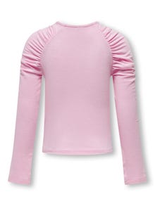 ONLY Slim fit O-hals Top -Pink Lady - 15302451