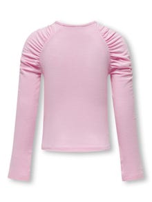 ONLY Tops Slim Fit Col rond -Pink Lady - 15302451