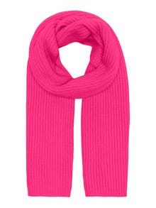 ONLY Rib knitted scarf -Fuchsia Purple - 15302460