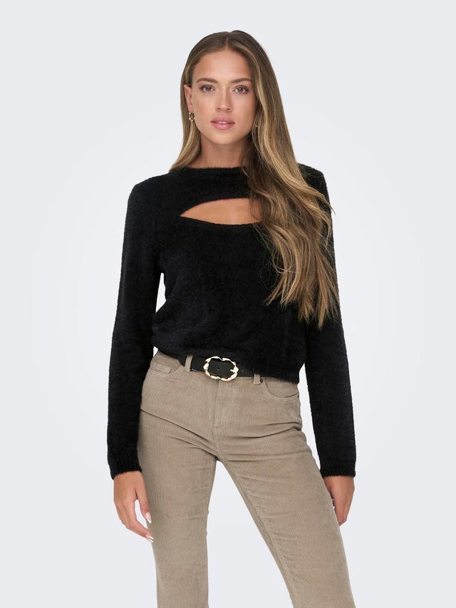 ONLY Knitted top with cut-out - 15302464