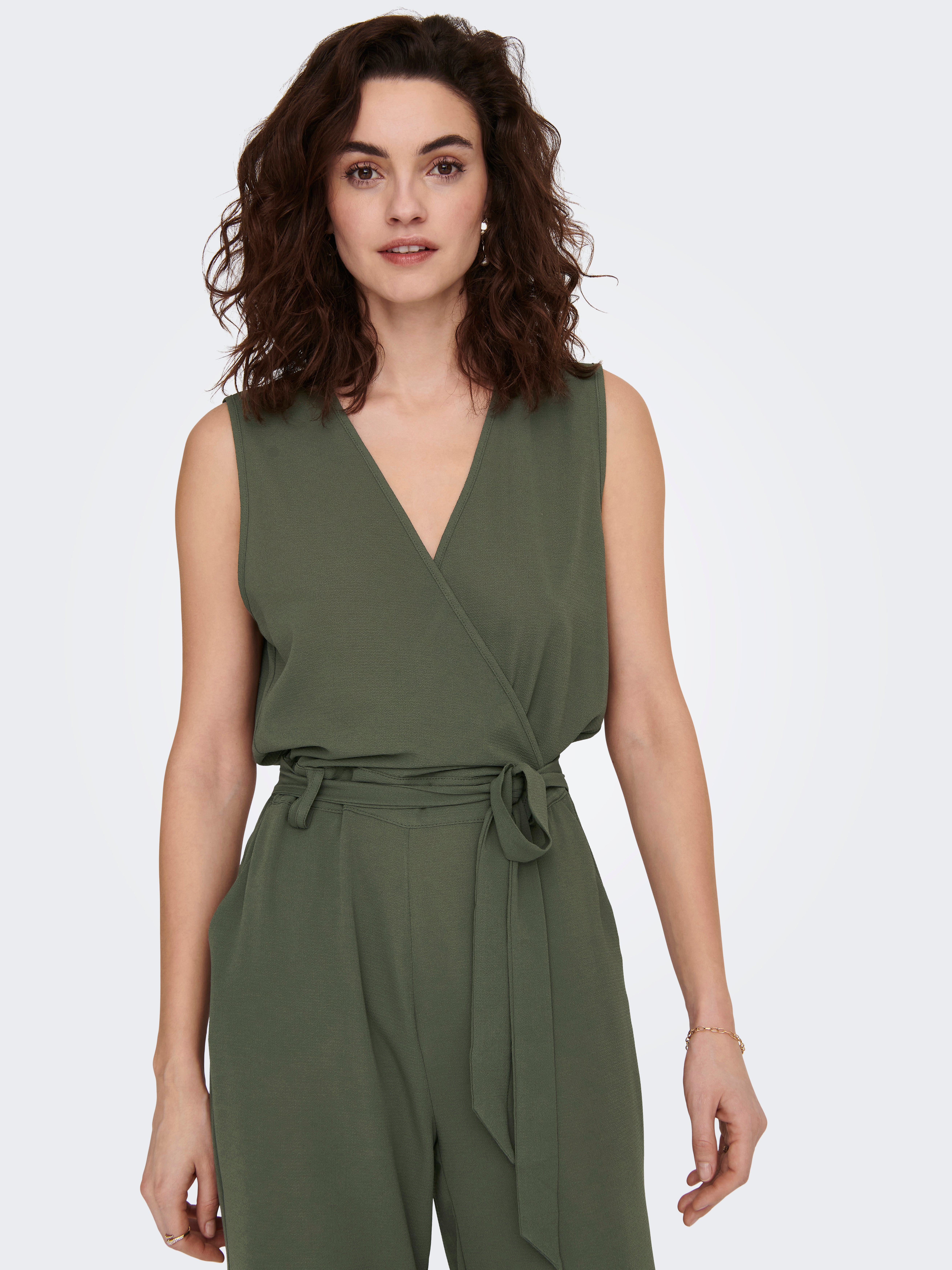 only green jumpsuit